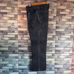 Vintage Canyon River Blues  Size 9 Black Heavy Starched Denim Jeans